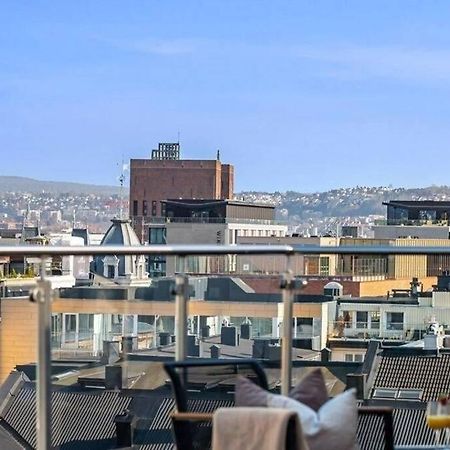 Praktisk 1-Roms Leilighet Oslo Kültér fotó