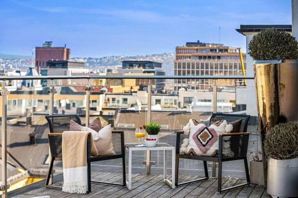 Praktisk 1-Roms Leilighet Oslo Kültér fotó